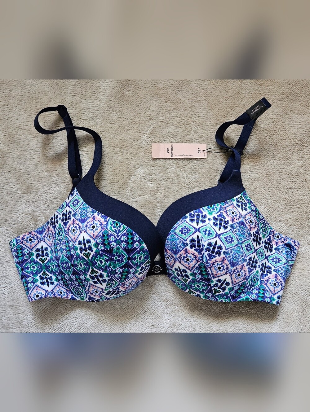 Victoria's Secret Blue Push Up Bra 34A - NWT